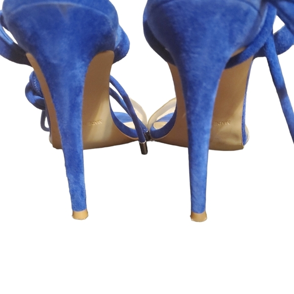 Reg $119 Steve Madden Royal Blue straps around ankles  heels size… - Picture 6 of 6